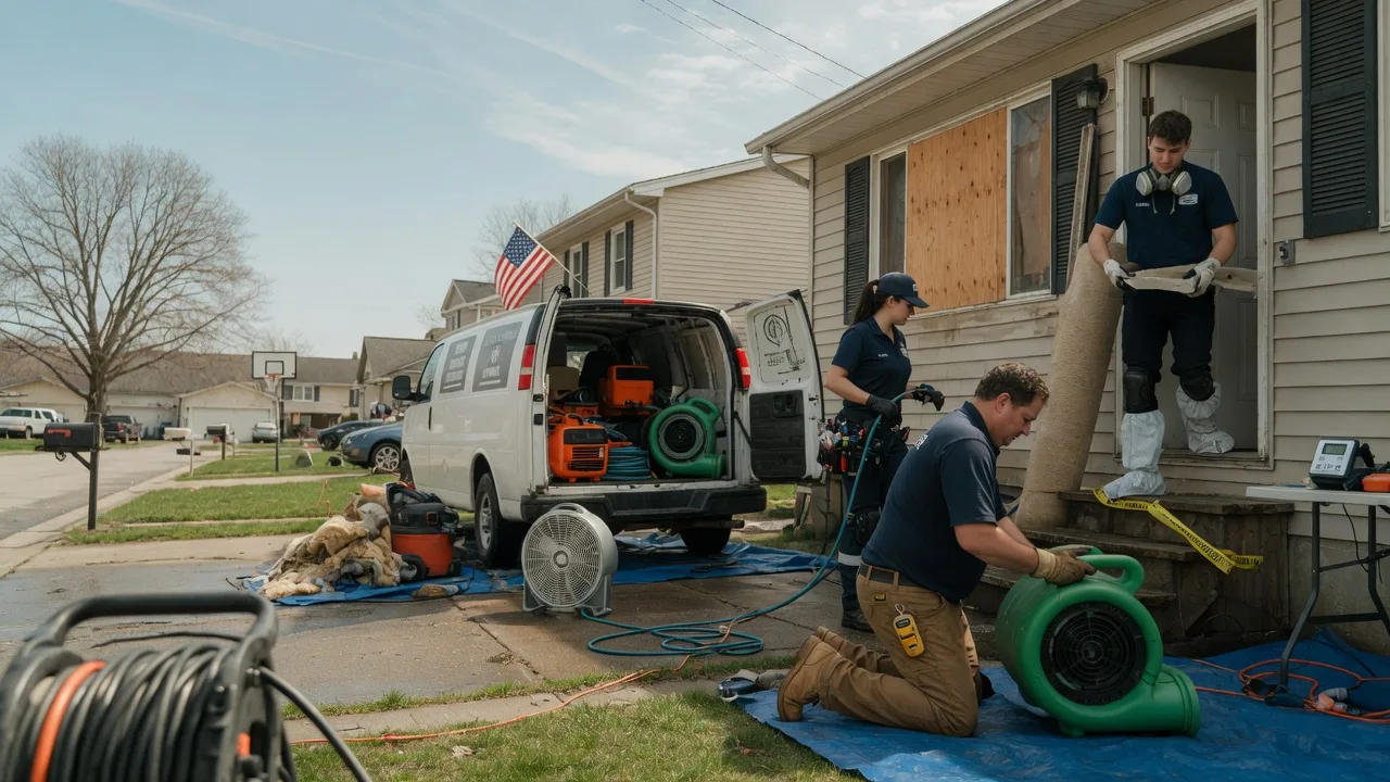 Water Damage Restoration in Naperville, IL near me